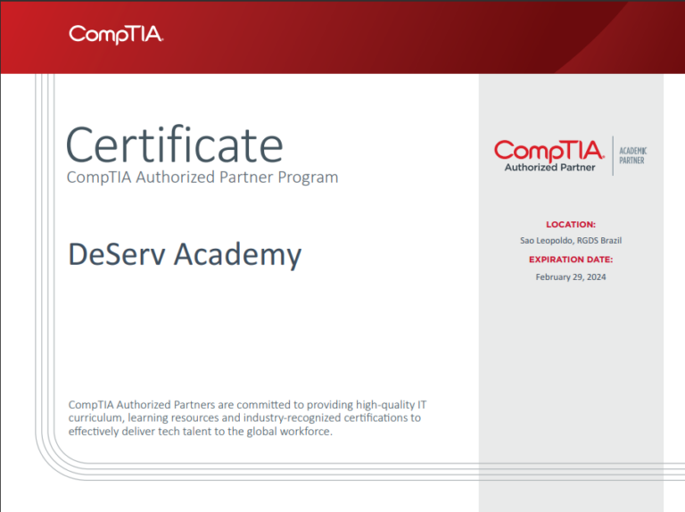 certificado comptia